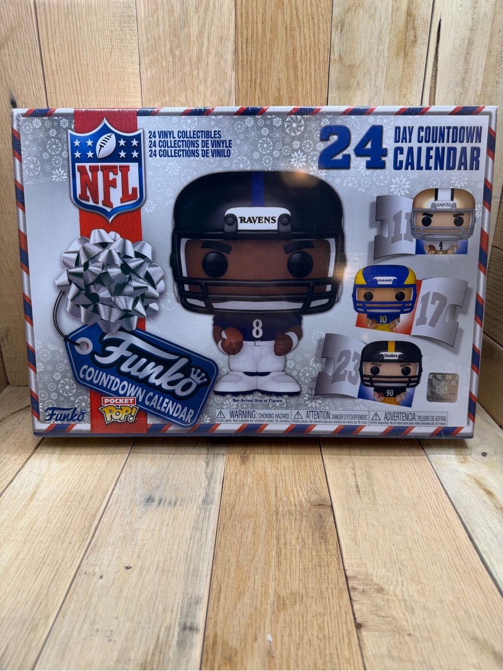 Funko NFL 2024 Countdown Advent Calendar Pop Pocket Edition Football Sealed NWT